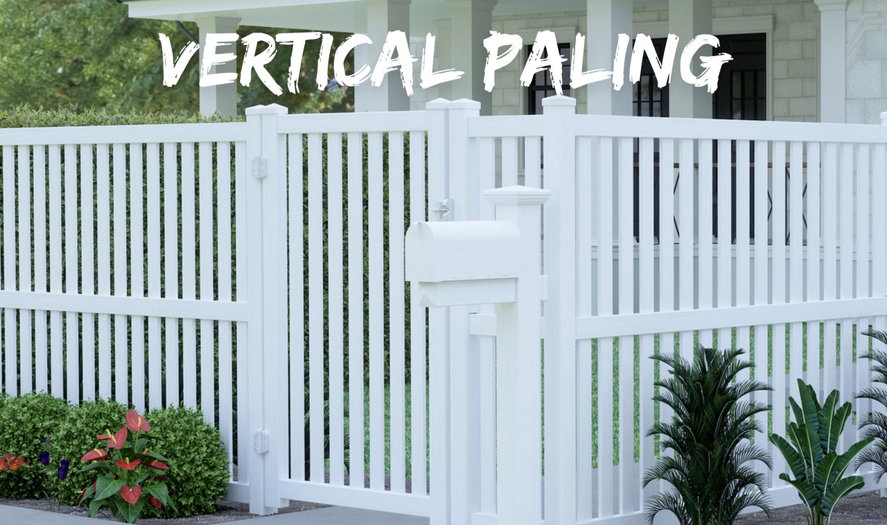 PVC Vertical Paling Fencing